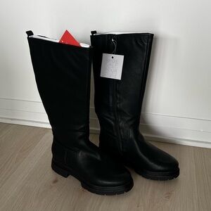 NWT Naturalizer Wide Calf Knee High Boots Orchid Sole with Shoe Box Size 10